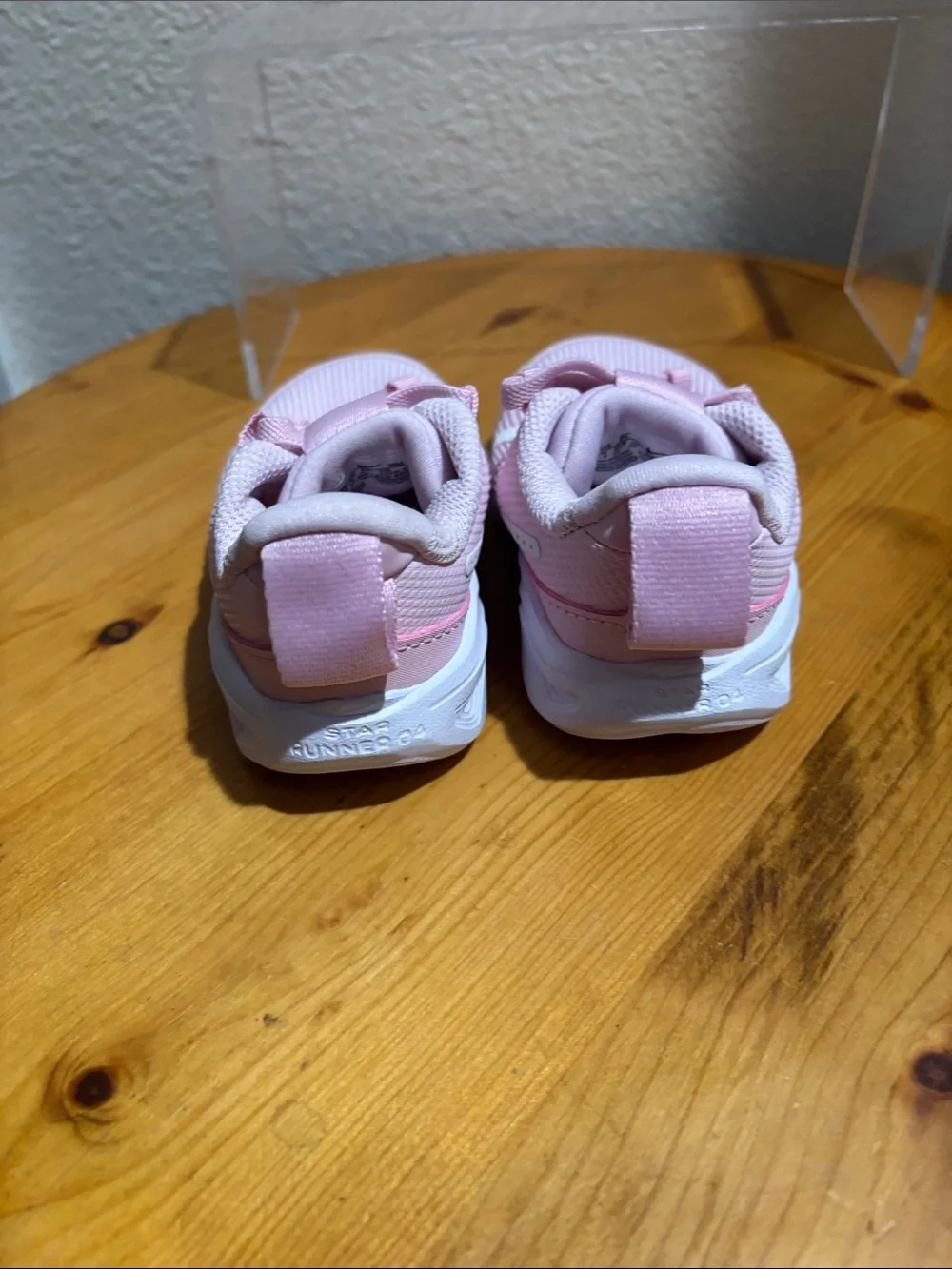 Nike Kids Pink and White Lace-Style Athletic Sneakers 6C